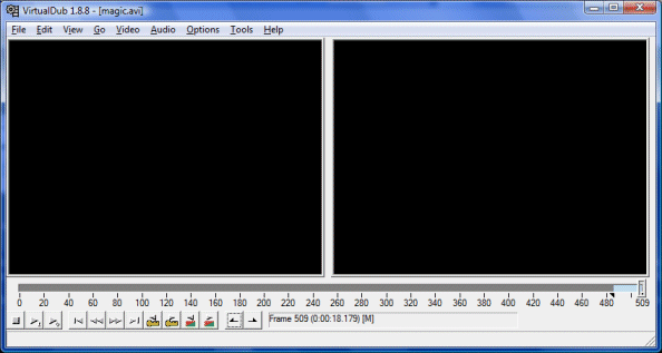 VirtualDub - Marked scene